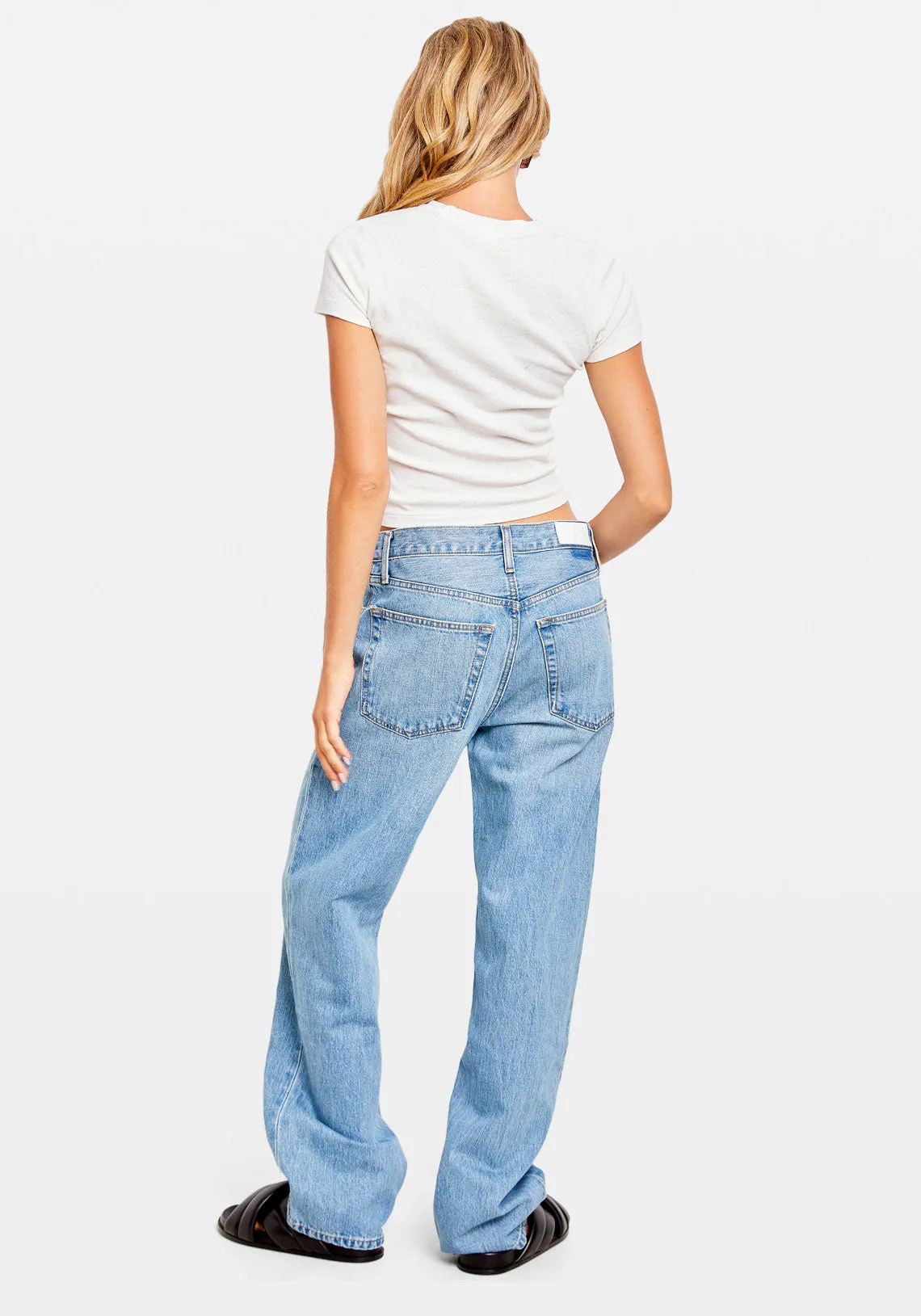LOOSE LONGISH WASTED INDIGO