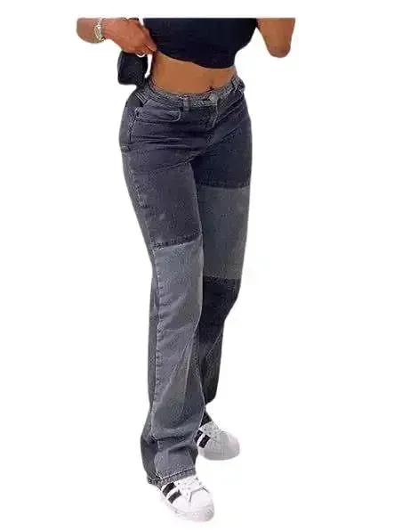 Megan Patchwork Jeans