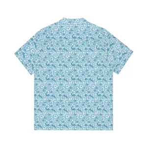 Men's Azul Tropical Flower Hawaiian Shirt