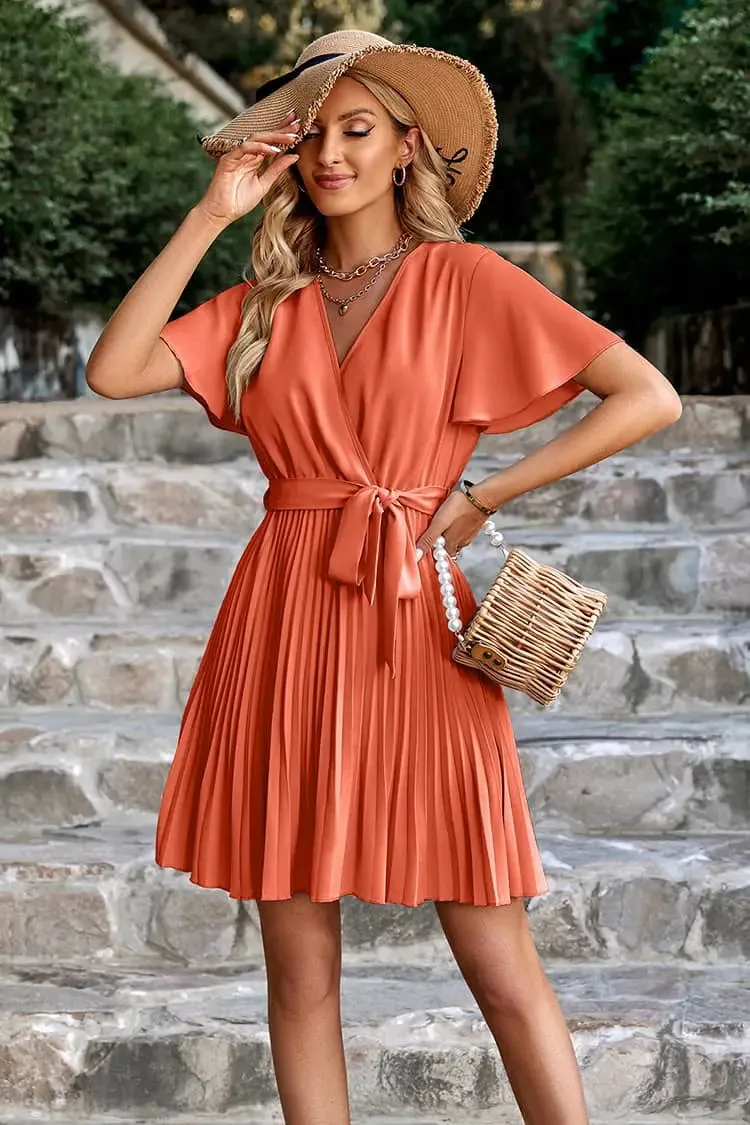 Midi Pleated Dress