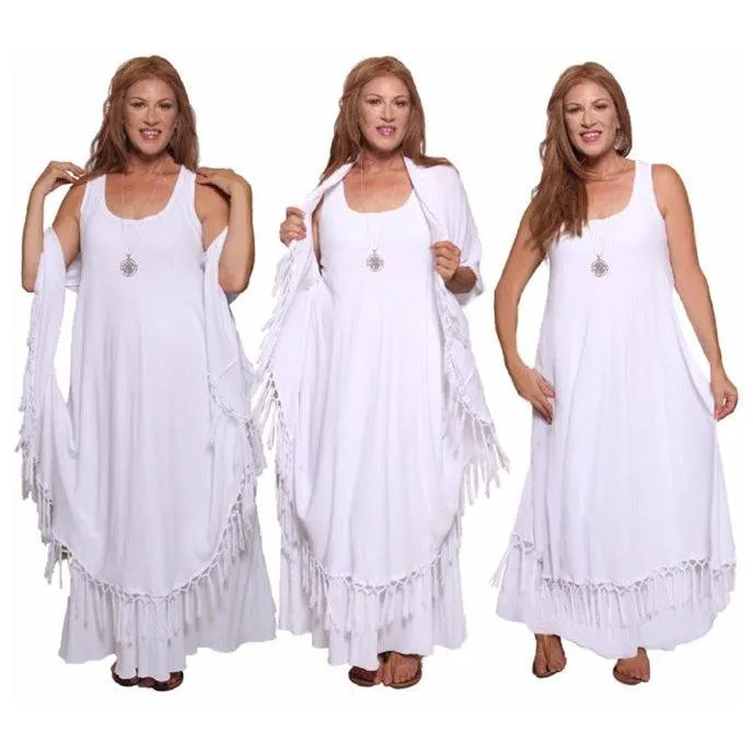 Moroccan Magic Dress with Fringe