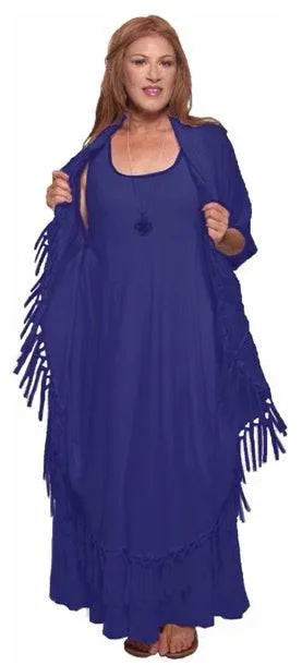 Moroccan Magic Dress with Fringe