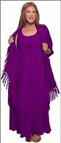 Moroccan Magic Dress with Fringe