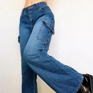 Mudd Cargo Flare Jeans