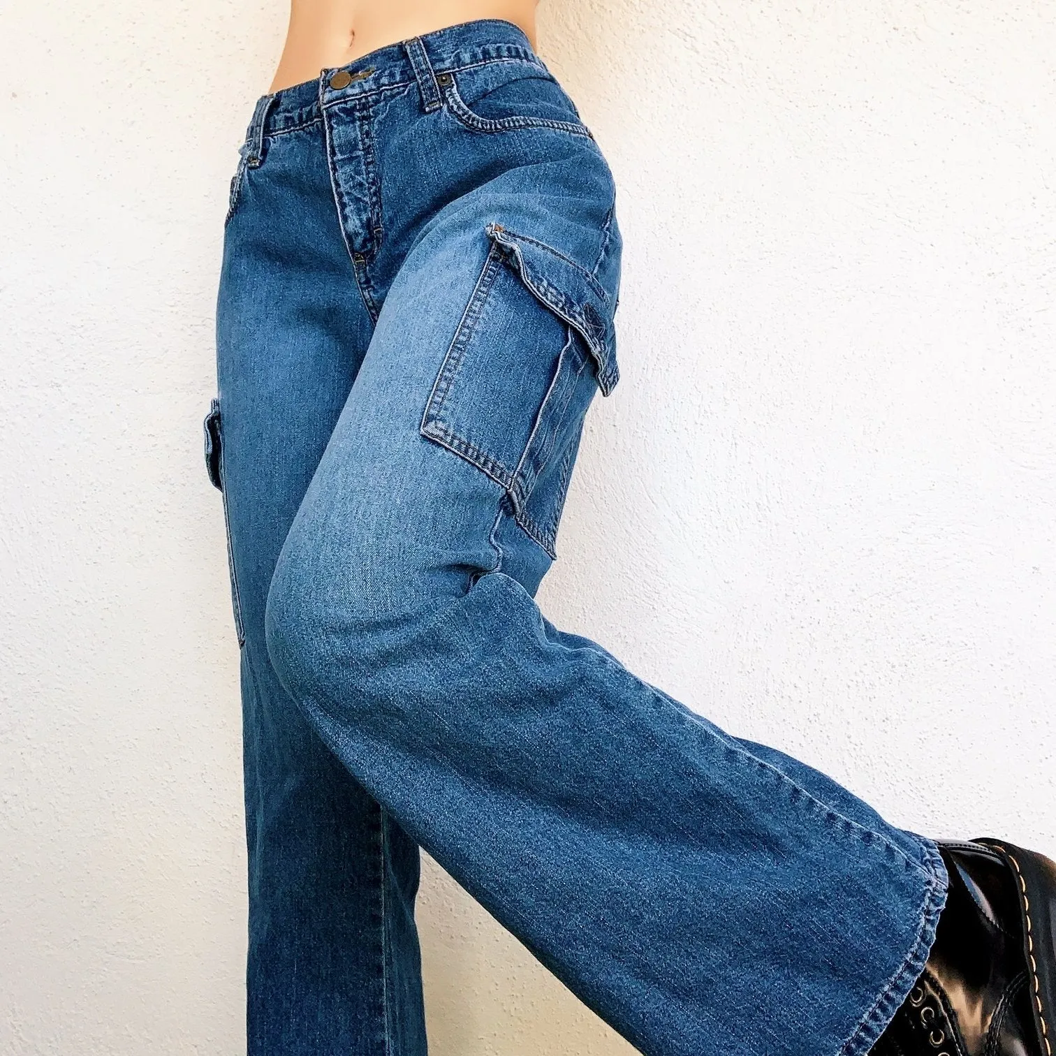 Mudd Cargo Flare Jeans