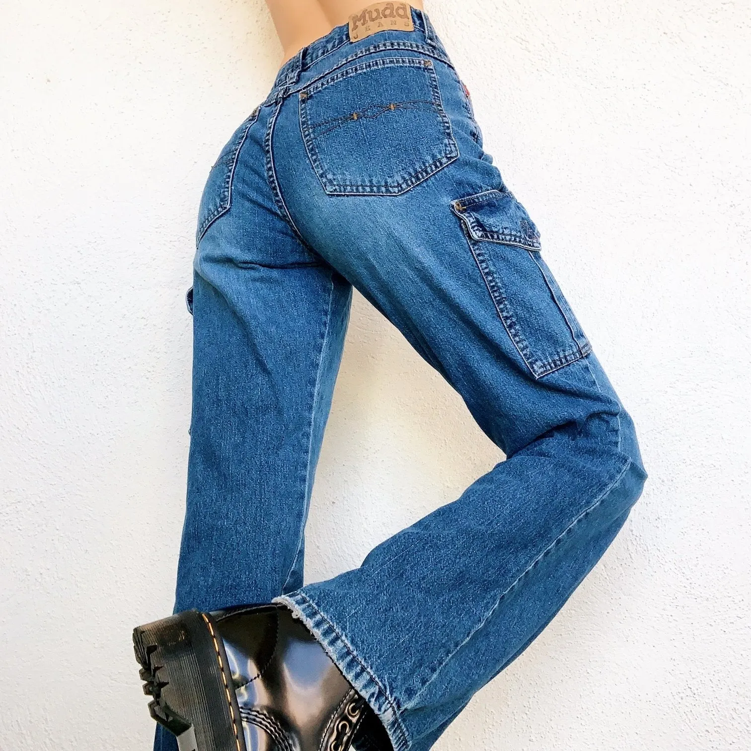 Mudd Cargo Flare Jeans