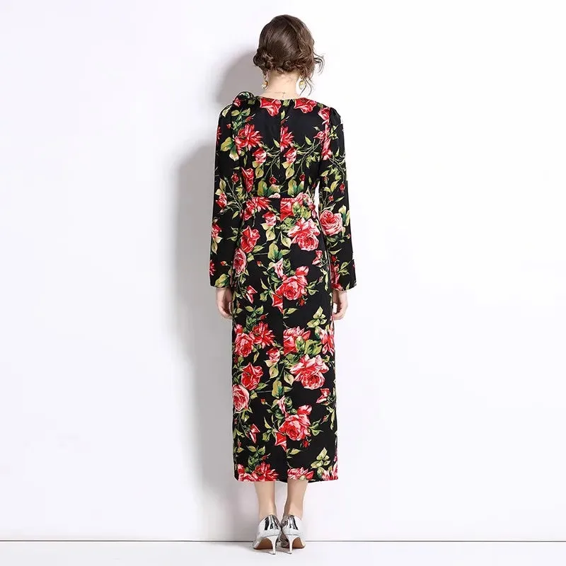 Nightingale Whisper Midi Dress