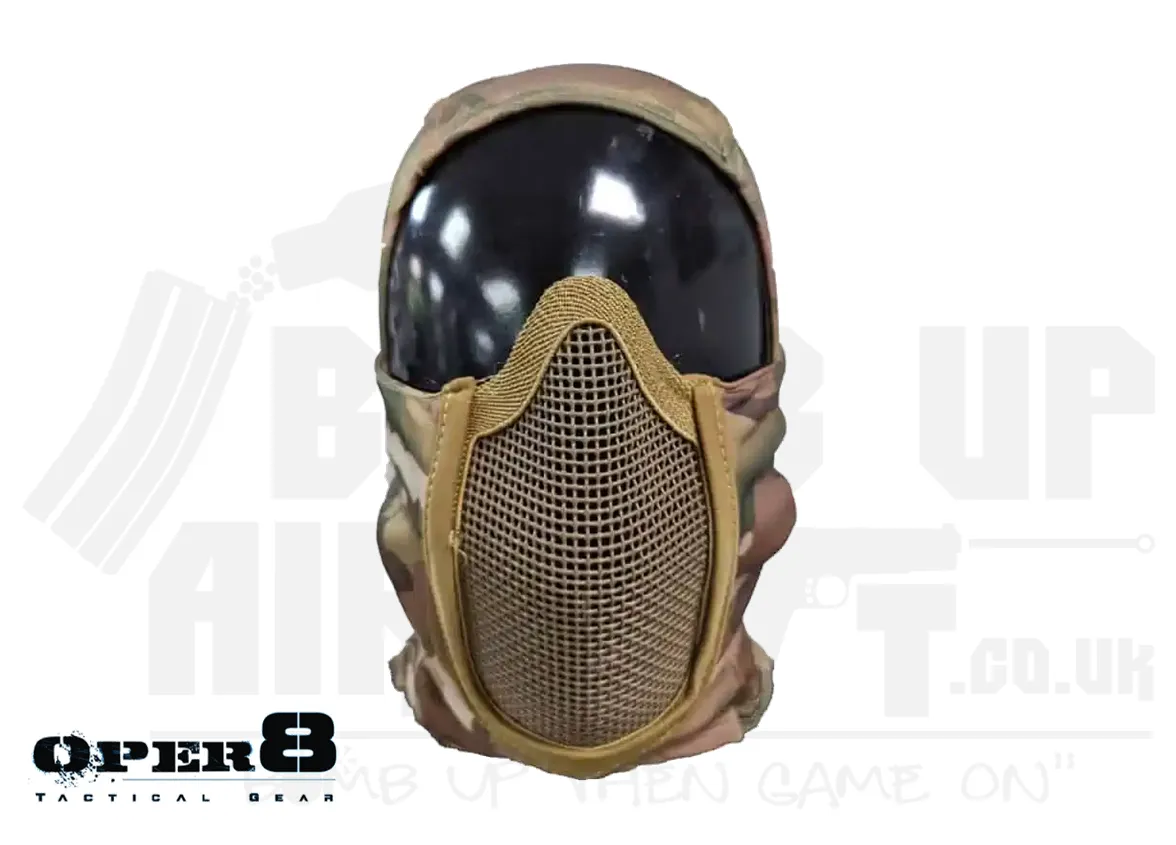 Oper8 Raptor Balaclava Mask With Mouth Protection - Multicam