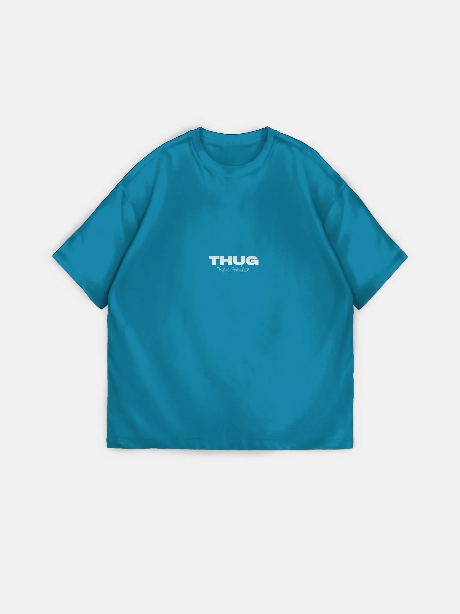 Oversize Thug T-shirt - Ocean