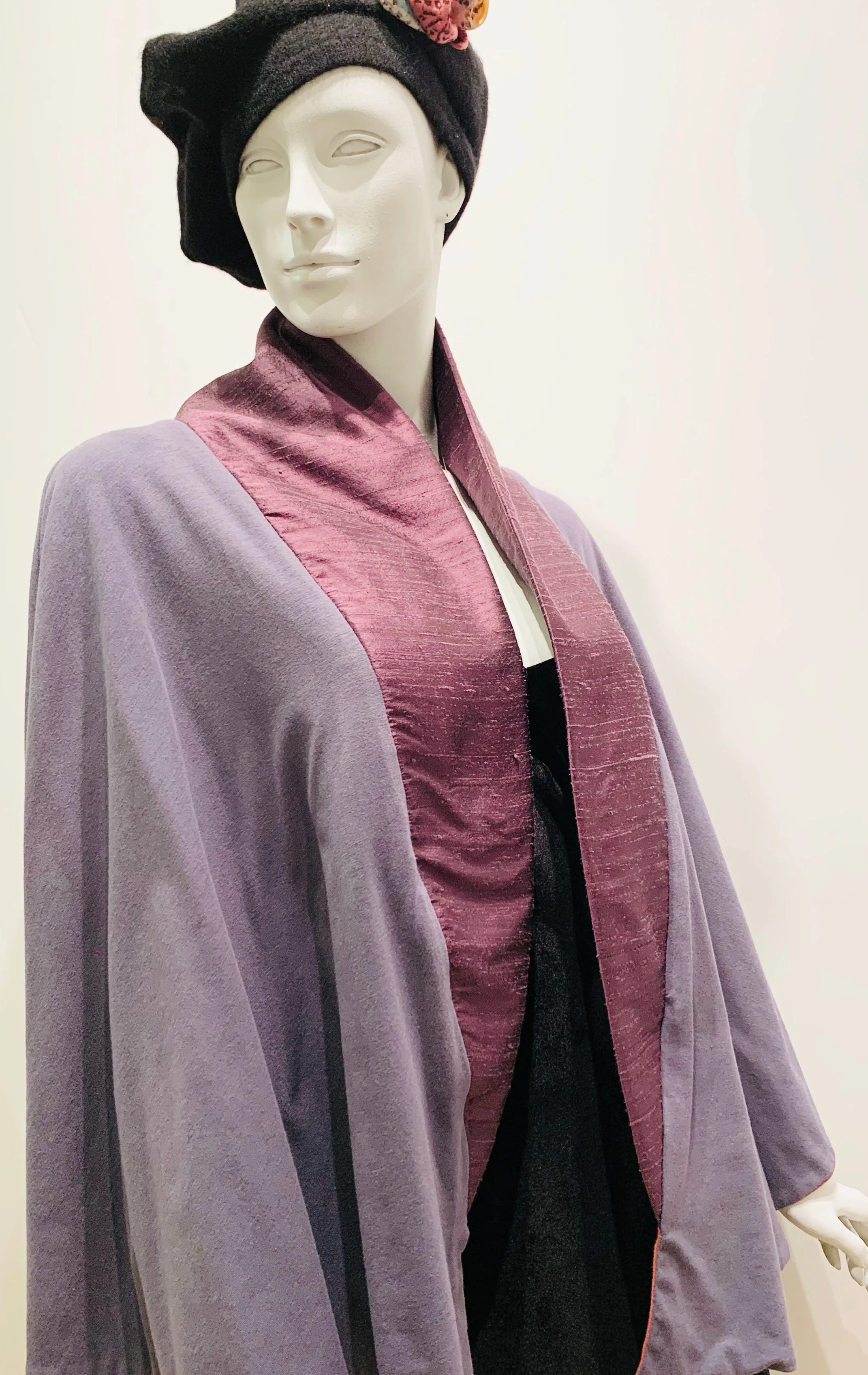 Plum & Orange - Magic Swing Cape