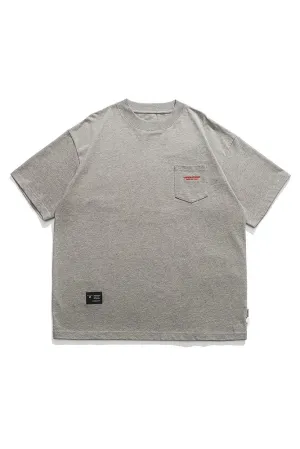 Pocket Short-Sleeve T-Shirt In Grey