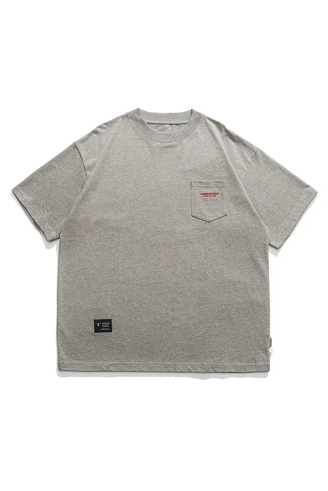 Pocket Short-Sleeve T-Shirt In Grey