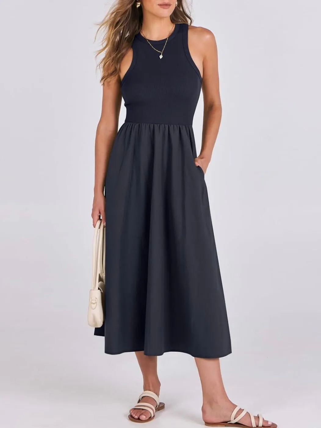 Racerback midi dress