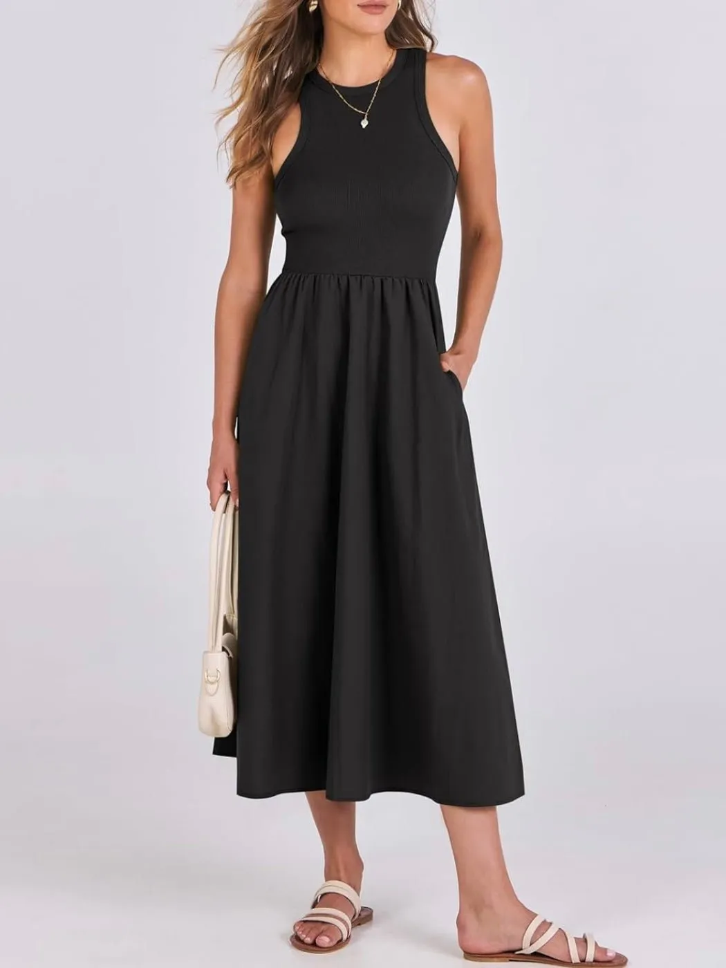 Racerback midi dress