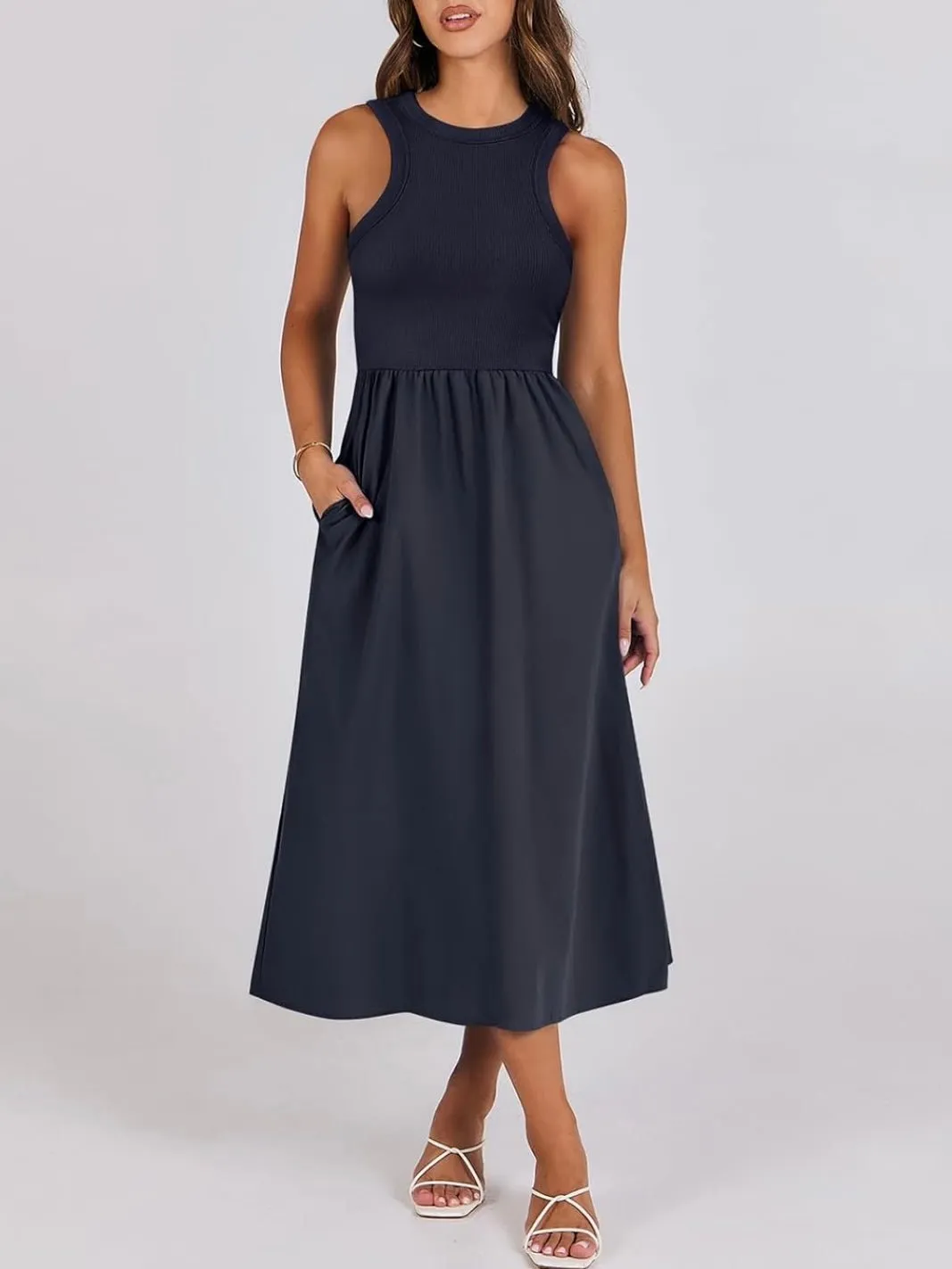 Racerback midi dress