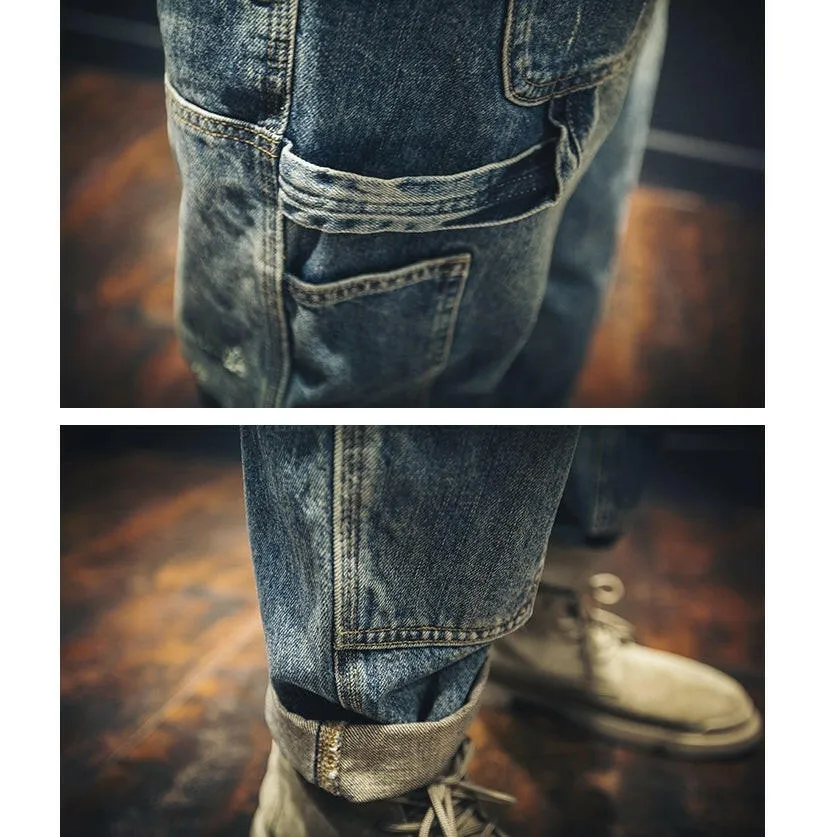 Retro Men's Loose Jeans P0005