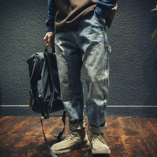 Retro Men's Loose Jeans P0005