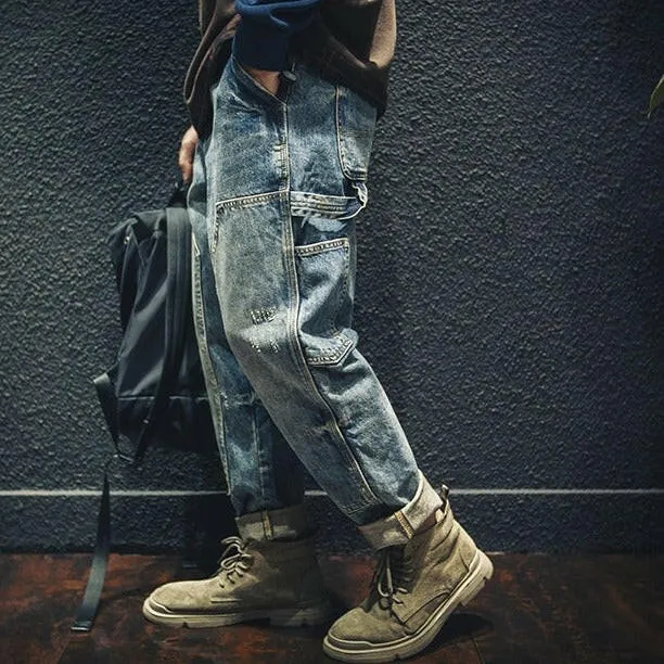 Retro Men's Loose Jeans P0005