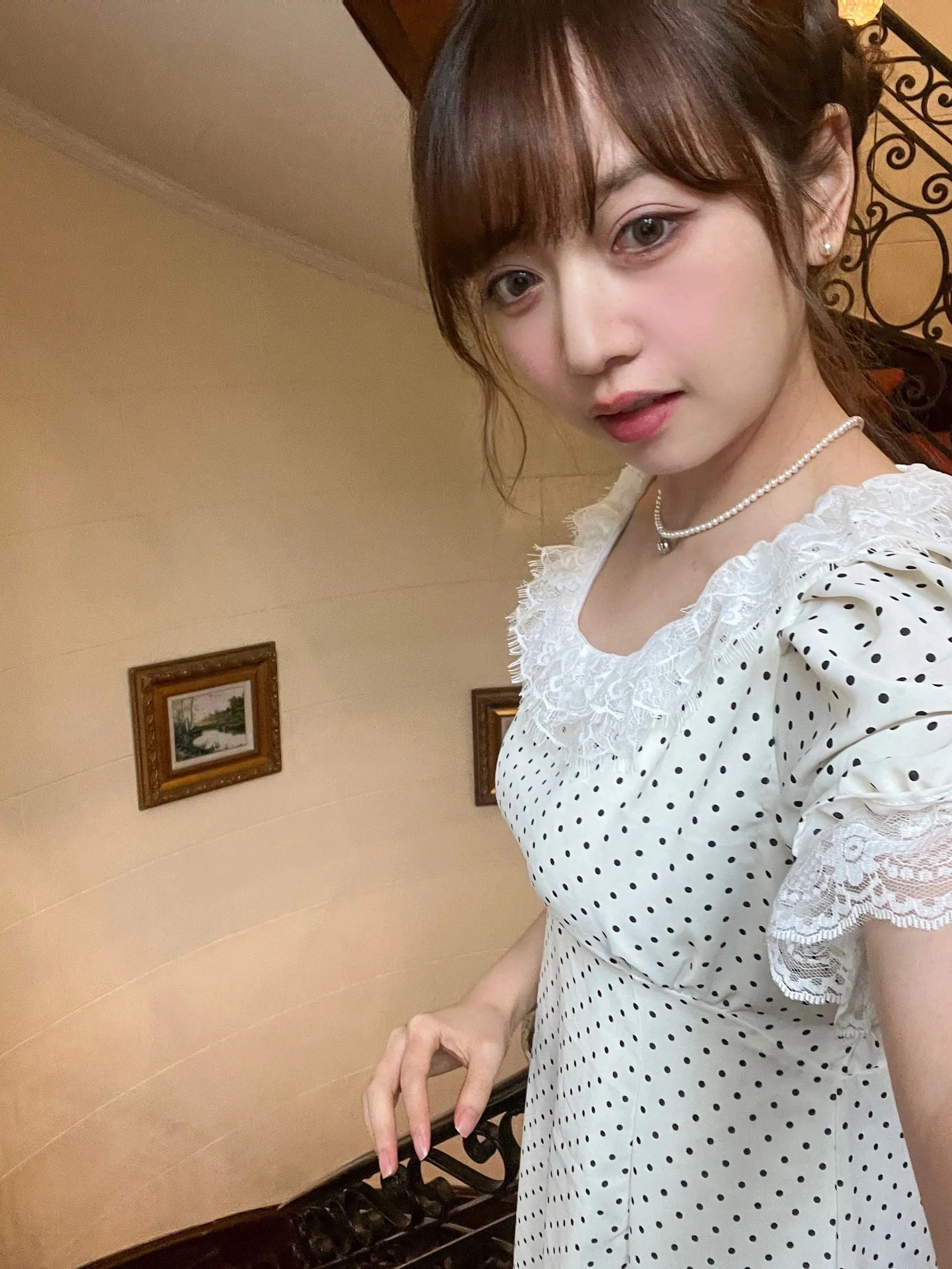 [Rose Candy] Afternoon Tea Polka Dot Dress
