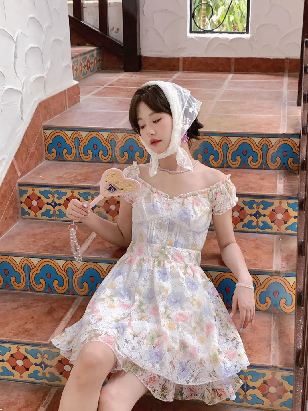 [Rose Candy] Eden Garden Vintage-Inspired Lace Dress