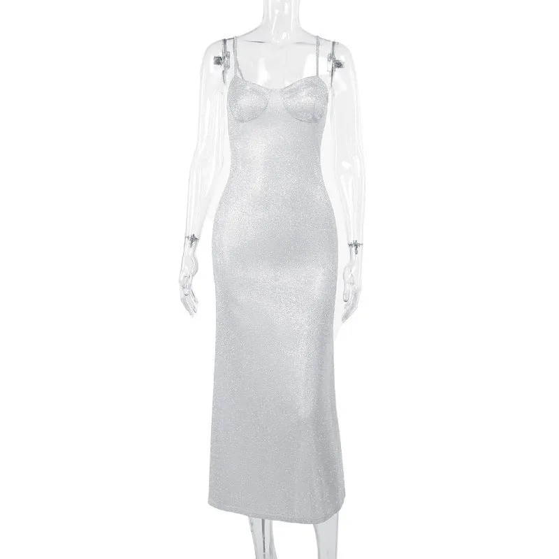 Ruby Spaghetti Strap Sleeveless Backless Women Dress