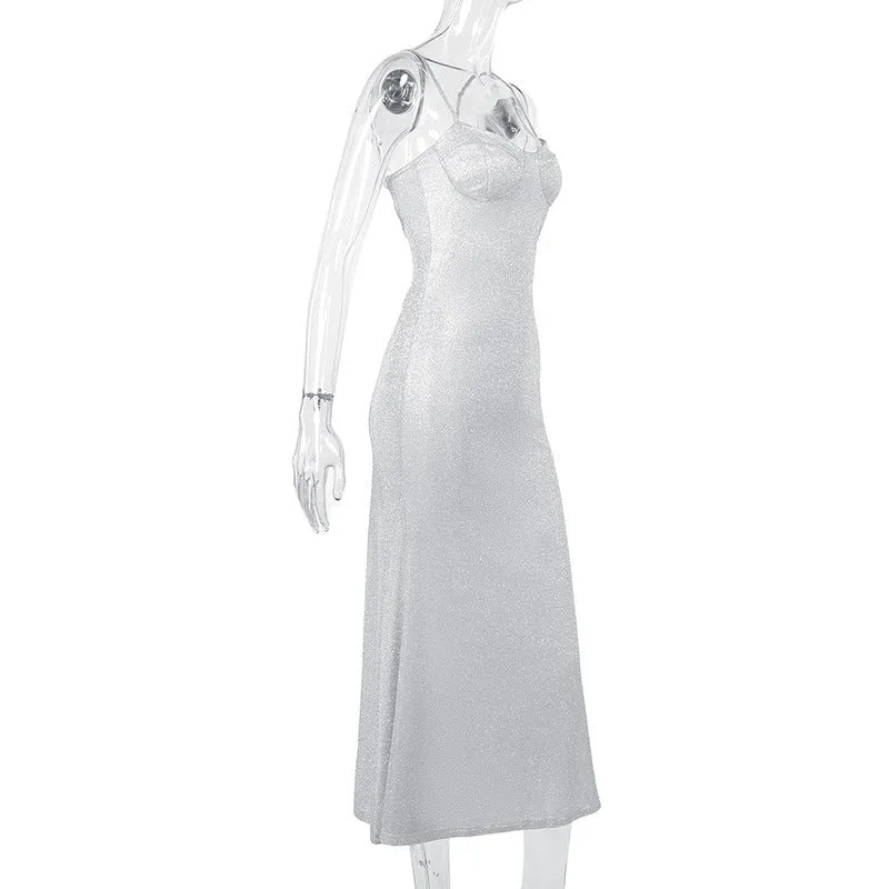 Ruby Spaghetti Strap Sleeveless Backless Women Dress