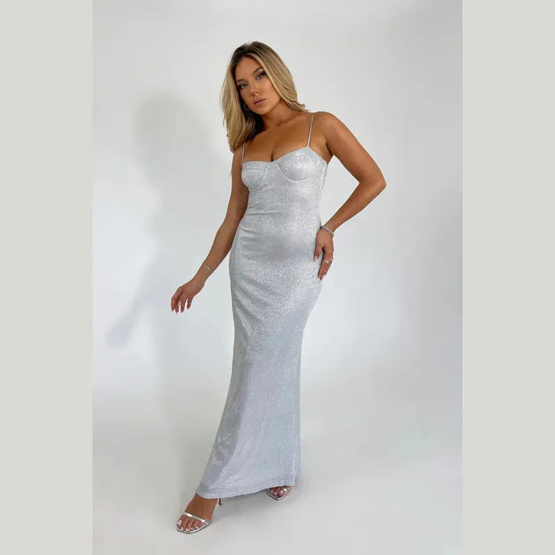 Ruby Spaghetti Strap Sleeveless Backless Women Dress