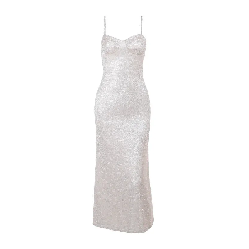 Ruby Spaghetti Strap Sleeveless Backless Women Dress