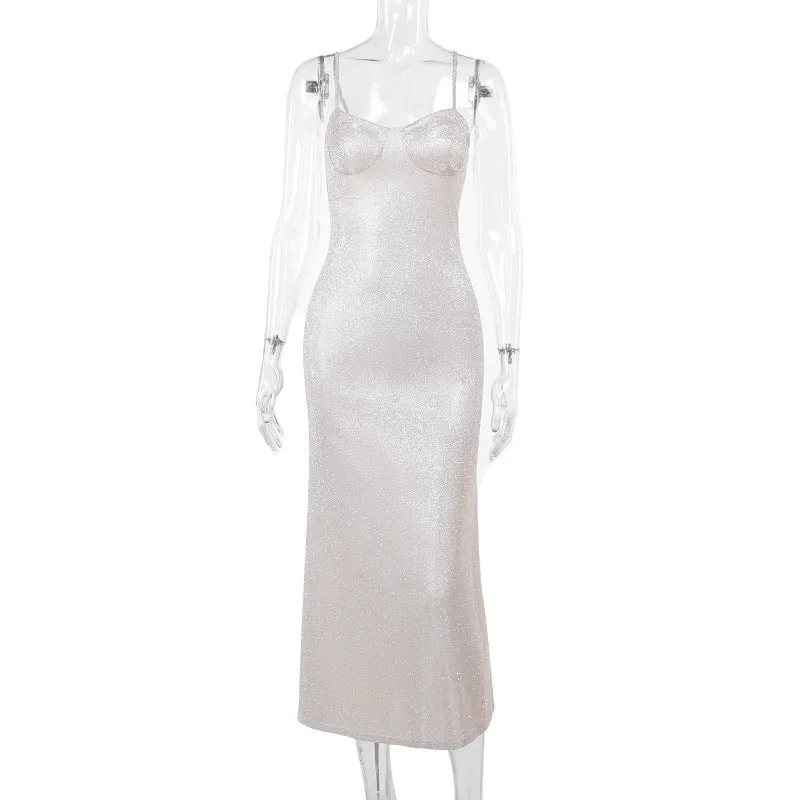 Ruby Spaghetti Strap Sleeveless Backless Women Dress