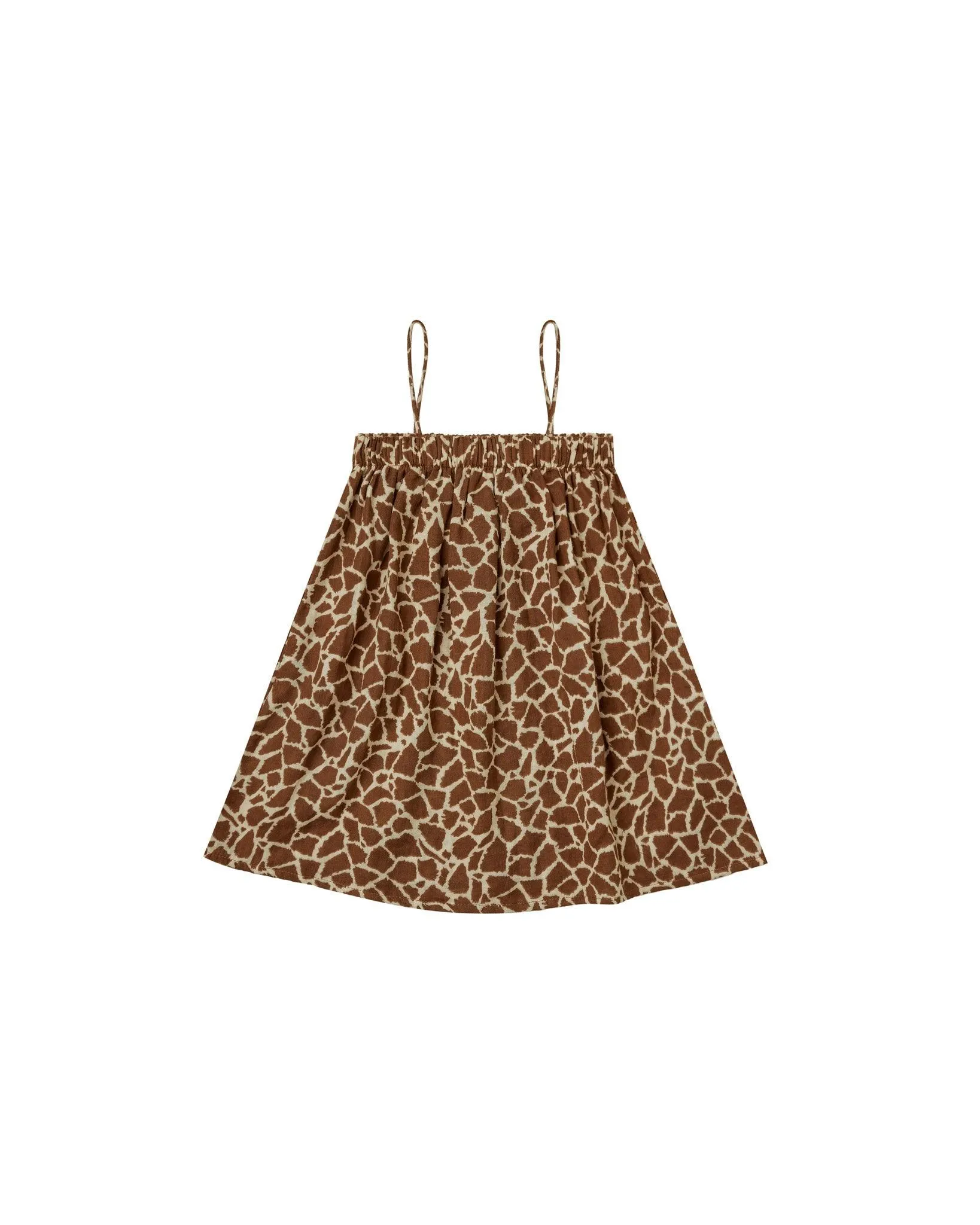 Sahara Mini Cotton Dress | Giraffe Spots | Rylee and Cru
