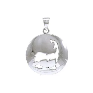 Sterling Silver Cape Cod Medallion Pendant Jewelry TPD4411