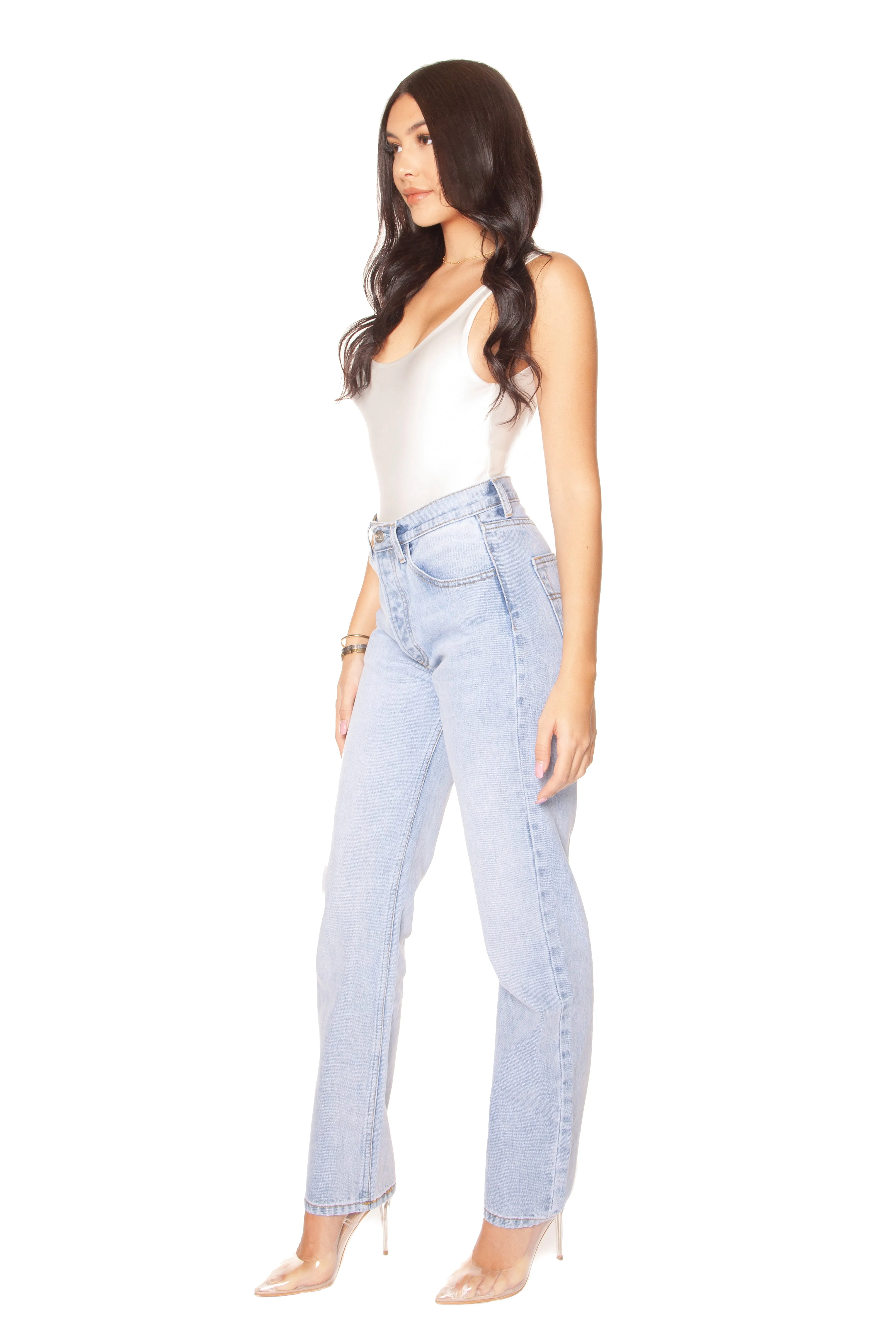 Straight Leg Jeans