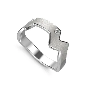 Table Mountain Gents Single Diamond Ring