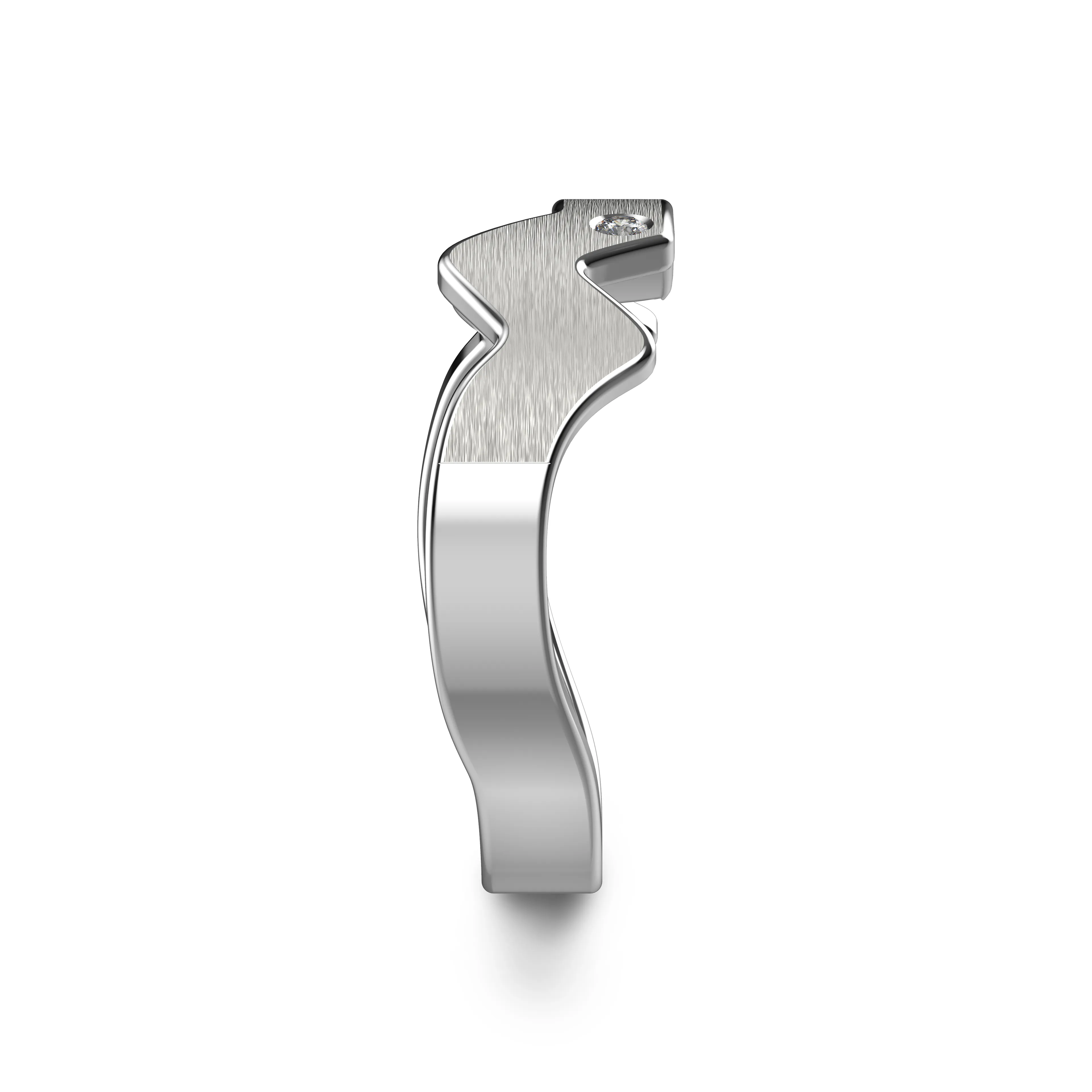 Table Mountain Gents Single Diamond Ring