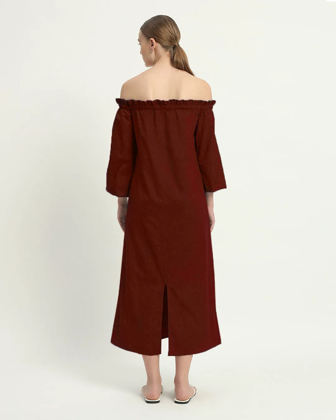 The Carlisle Rouge Cotton Dress