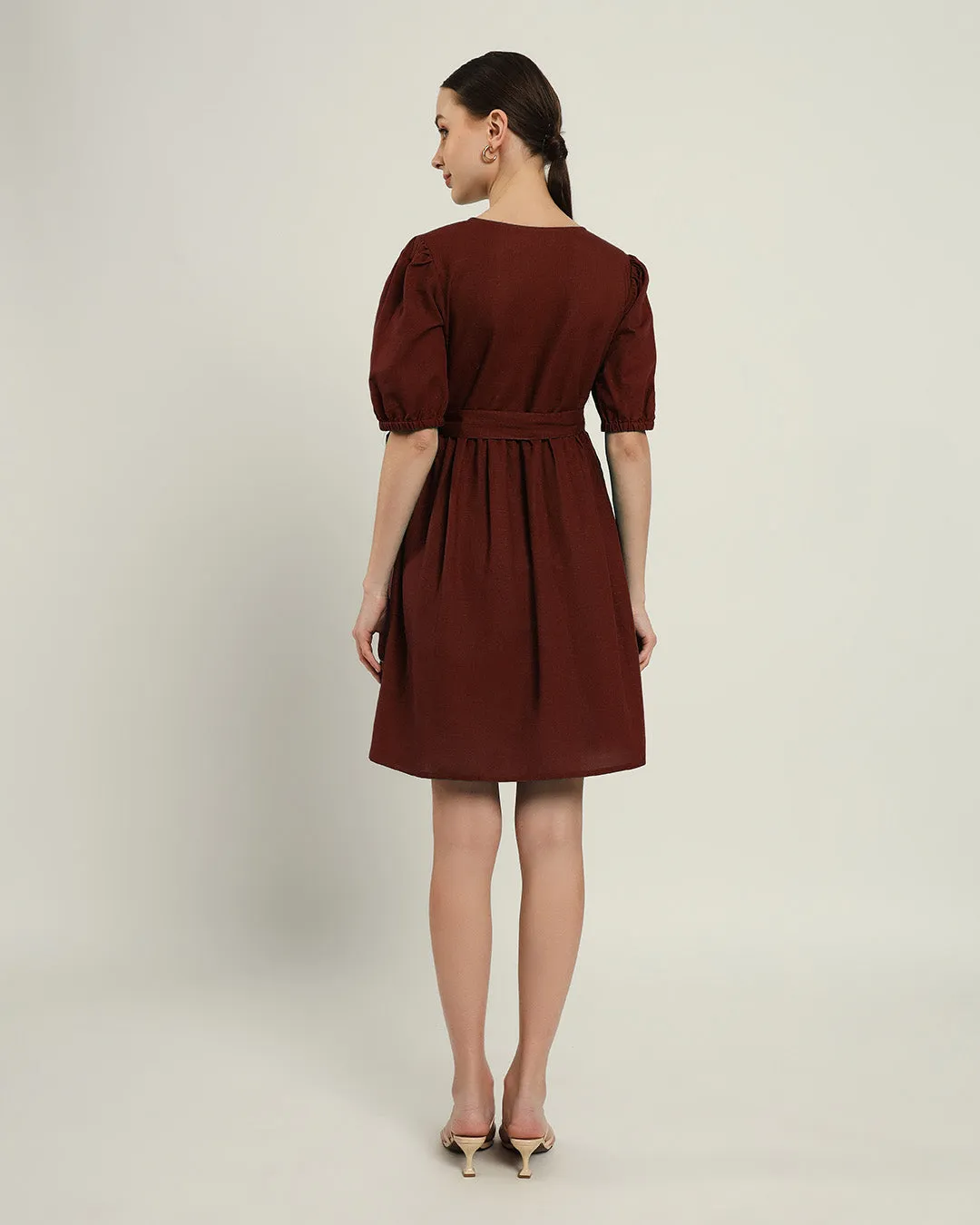 The Inzai Rouge Cotton Dress