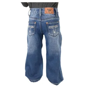 Toddler Tough Skull Jean Med Wash - 702029-450-JT
