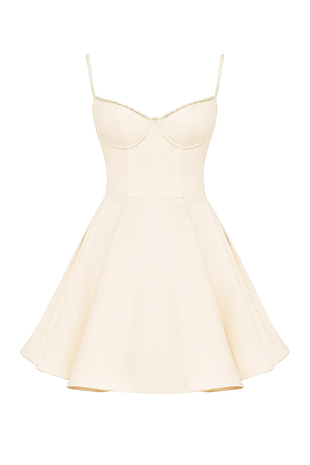 Trend4us Women's Chic Sweetheart Flare Mini Dress