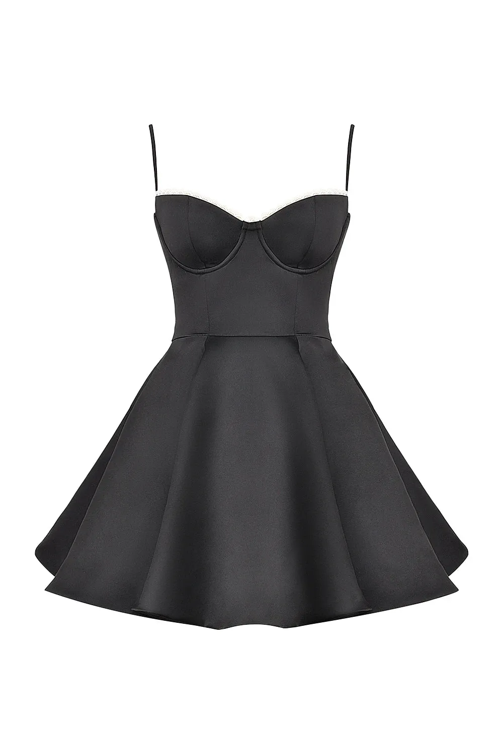 Trend4us Women's Chic Sweetheart Flare Mini Dress