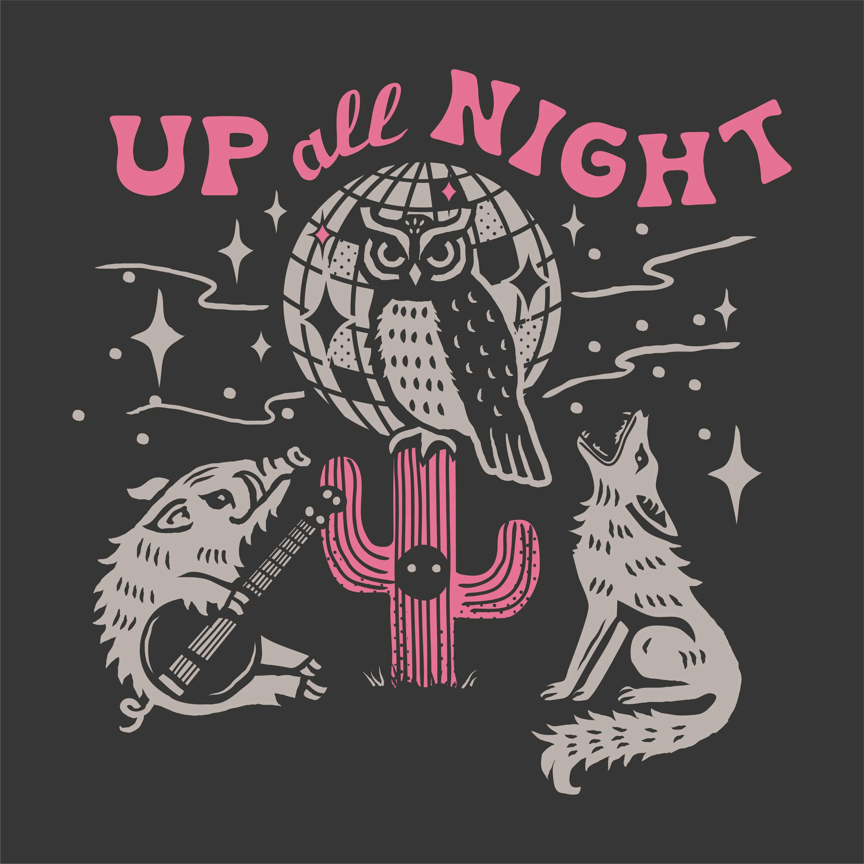 Up All Night Unisex Tee