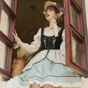 Vintage Remake Bavarian Heidi Dress
