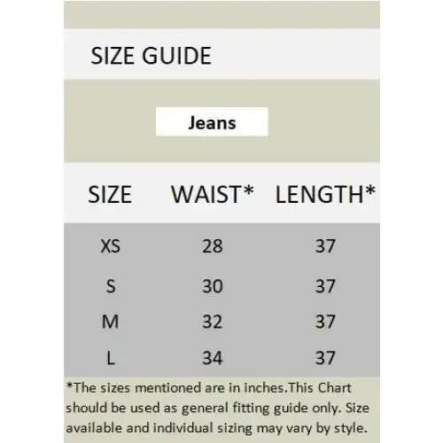 Women's Denim V-Cut High Rise Stretchable Cropped Jeans