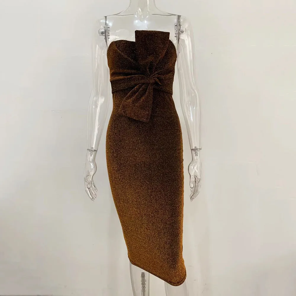 Women's Sheath Off-Shoulder Midi A-Line Dress