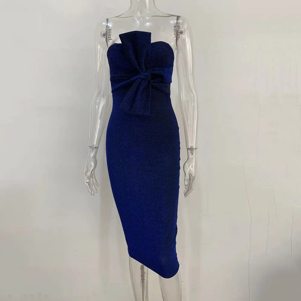 Women's Sheath Off-Shoulder Midi A-Line Dress