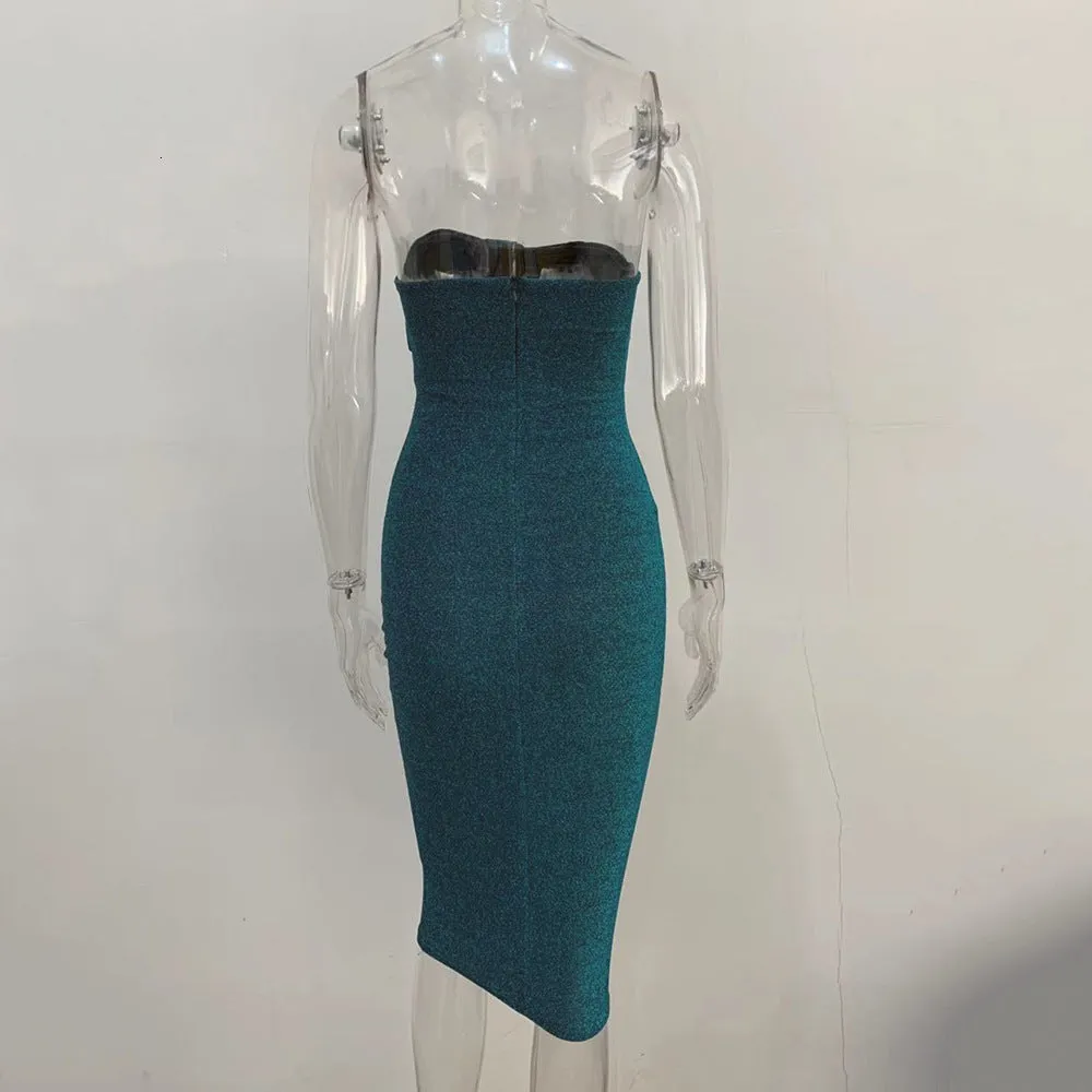 Women's Sheath Off-Shoulder Midi A-Line Dress