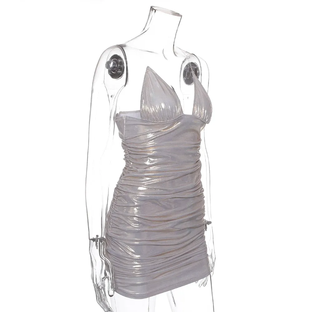 Women's Slim Sleeveless Mini Dress