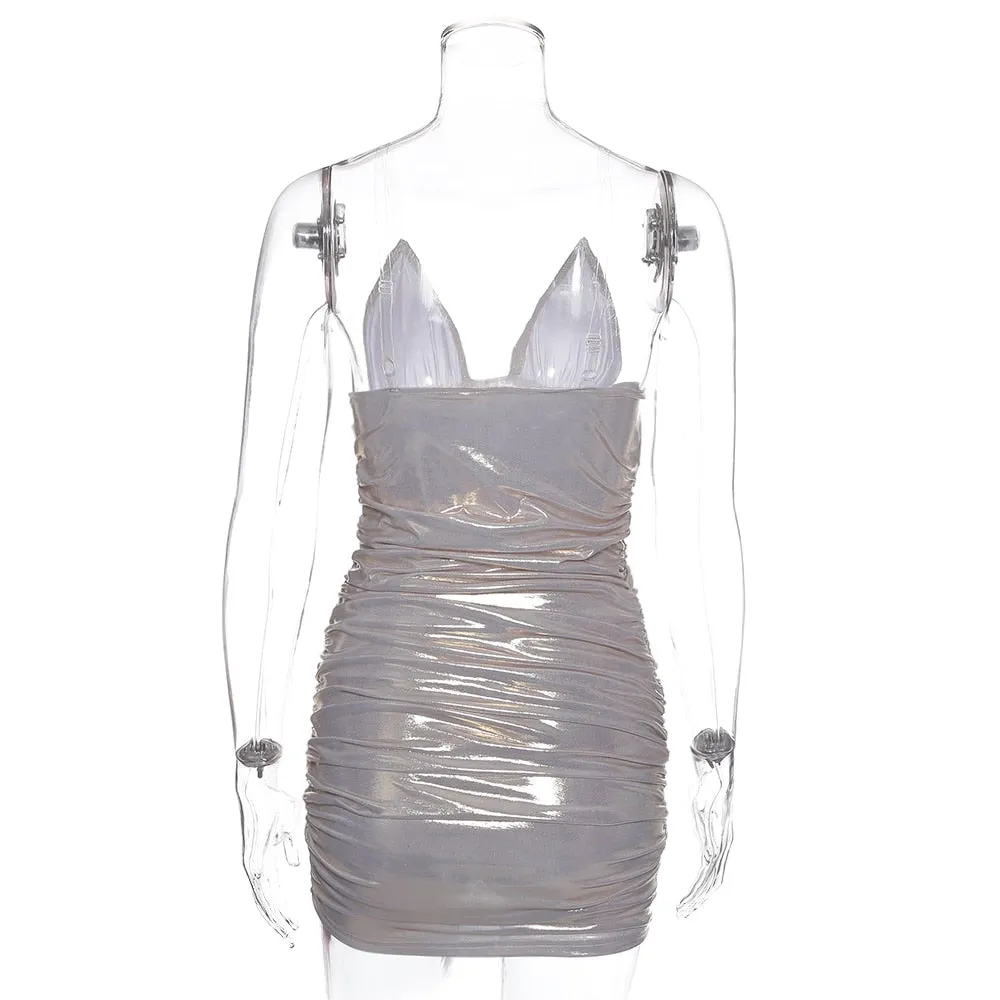 Women's Slim Sleeveless Mini Dress