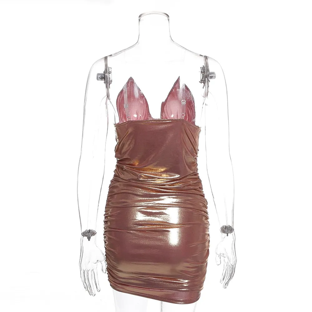 Women's Slim Sleeveless Mini Dress