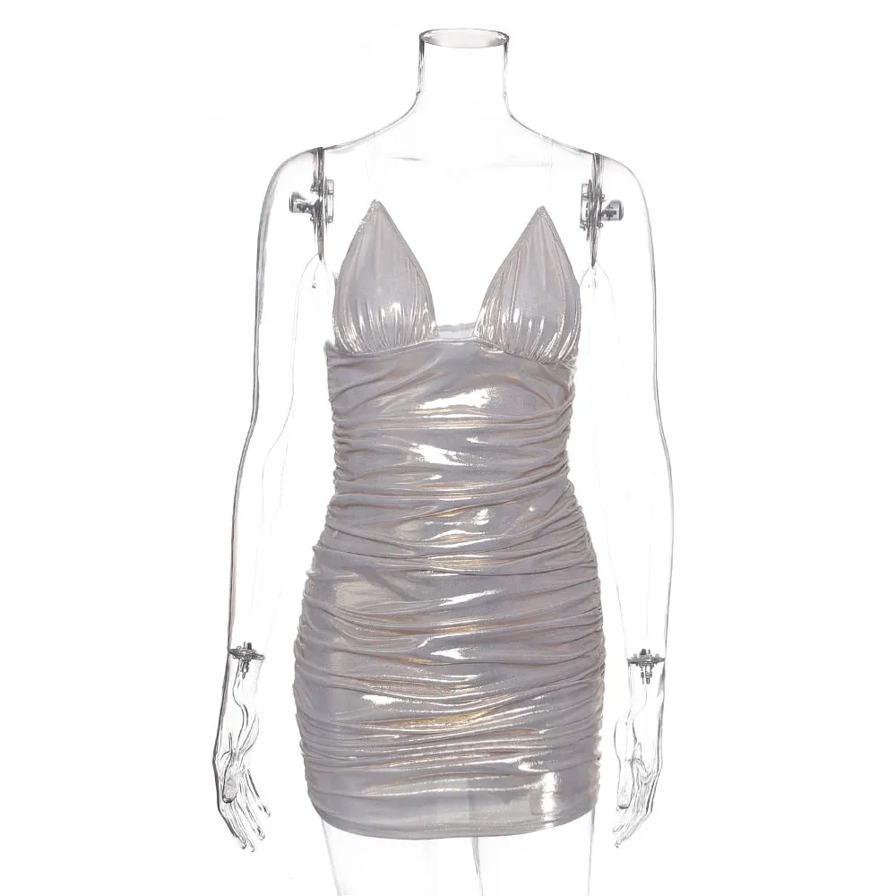 Women's Slim Sleeveless Mini Dress