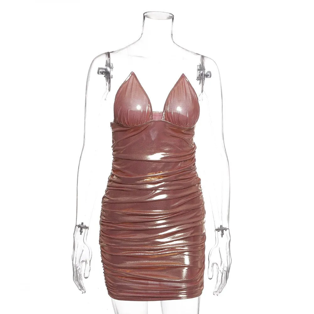 Women's Slim Sleeveless Mini Dress